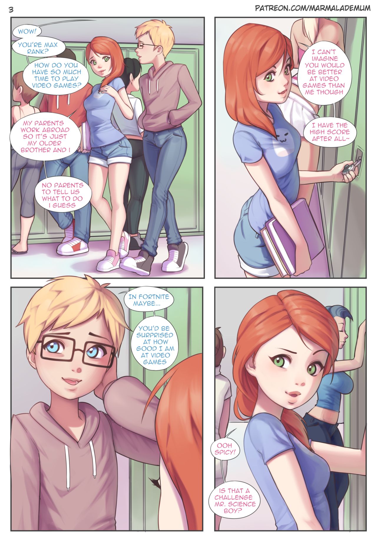 Chemistry Class - Page 4 - Comic Porn XXX