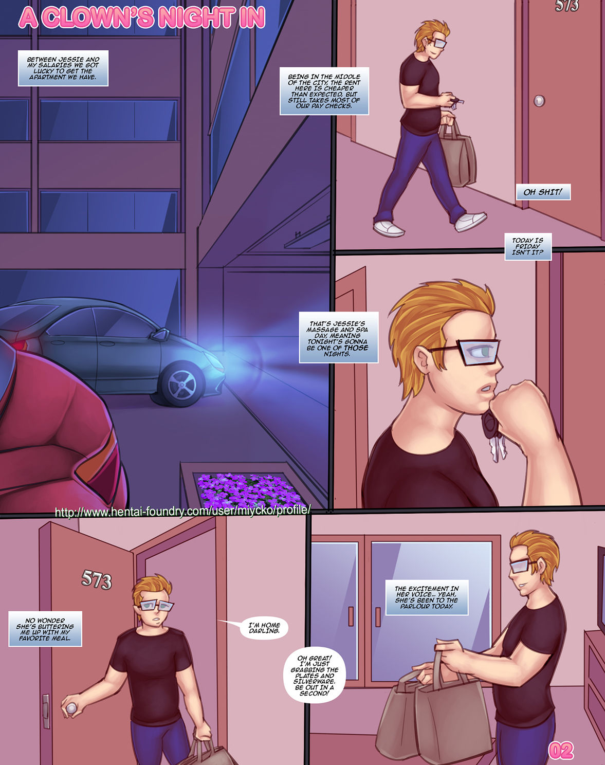 A Clown's Night In page 3 full