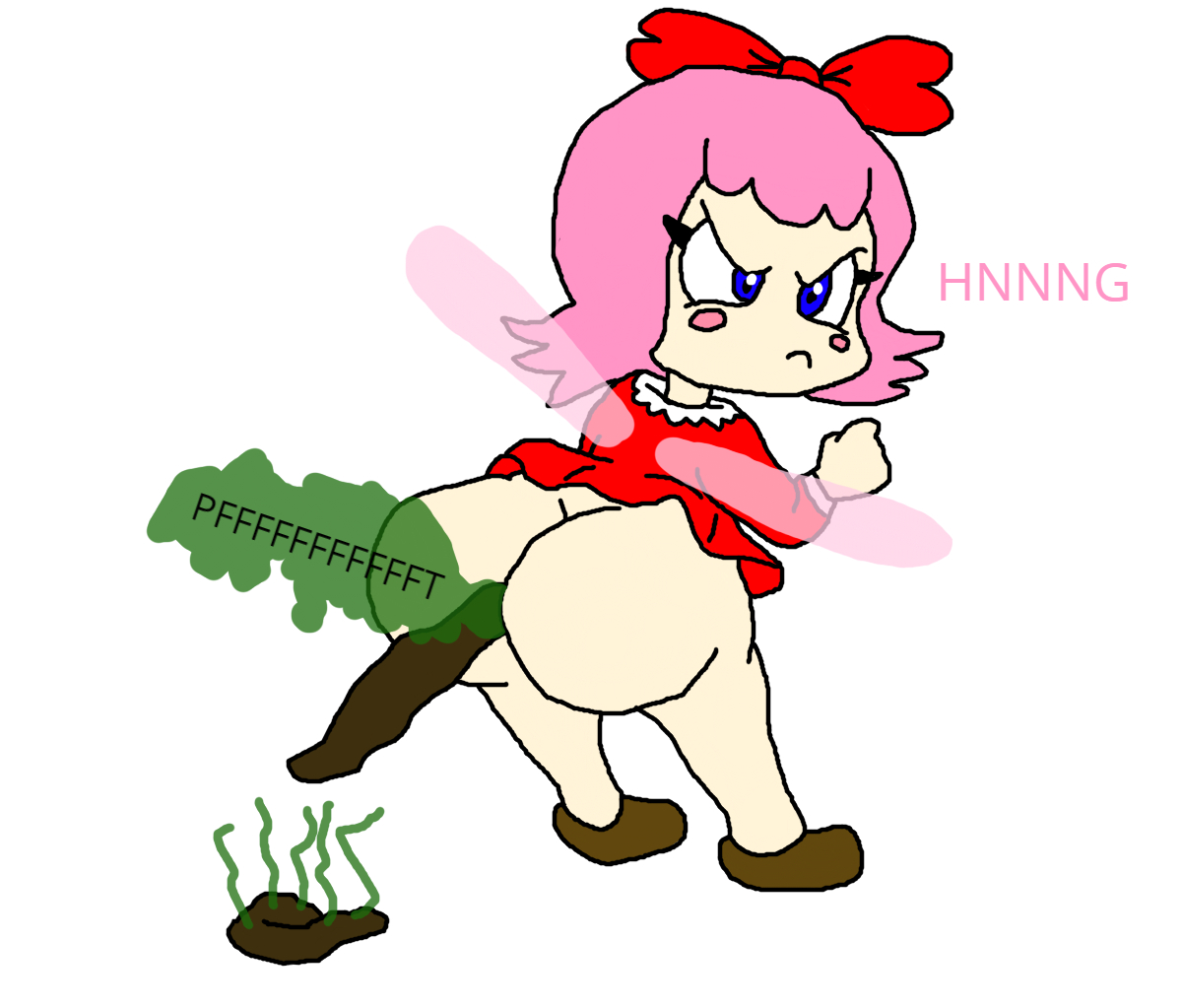 Ribbon goes pooping & farting *aww* page 1 full