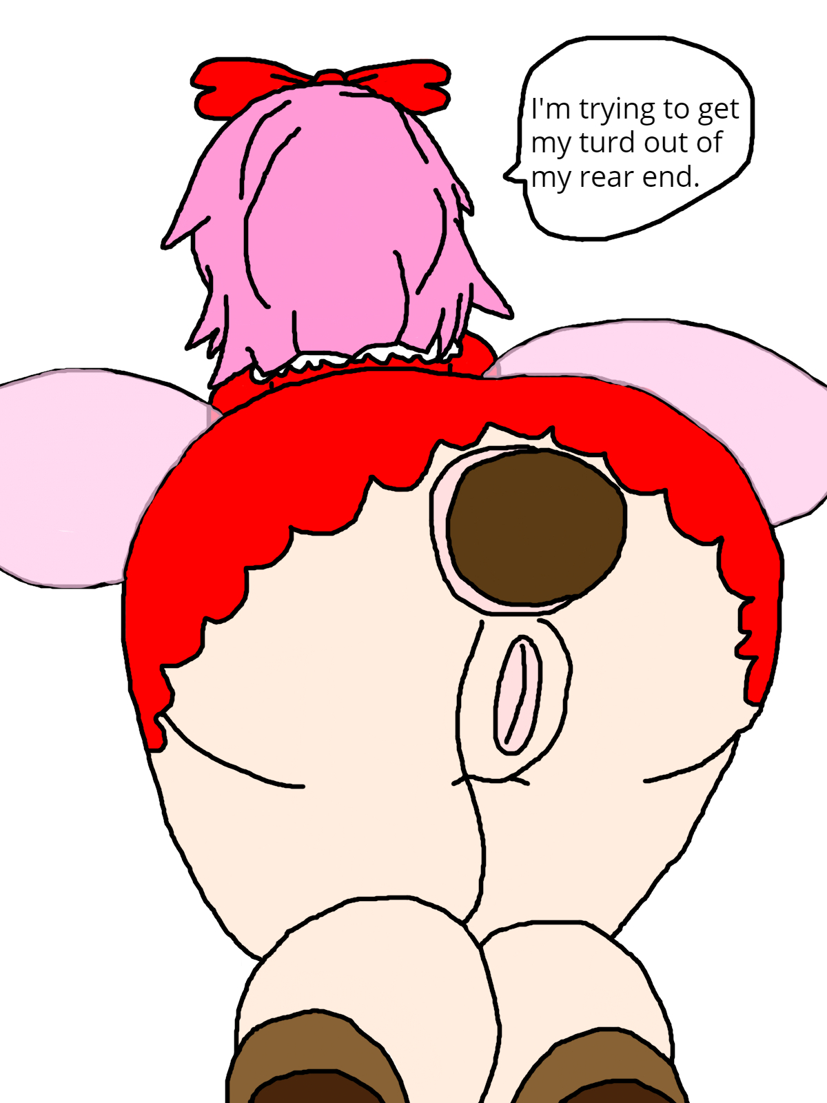 Ribbon goes pooping & farting *aww* page 6 full