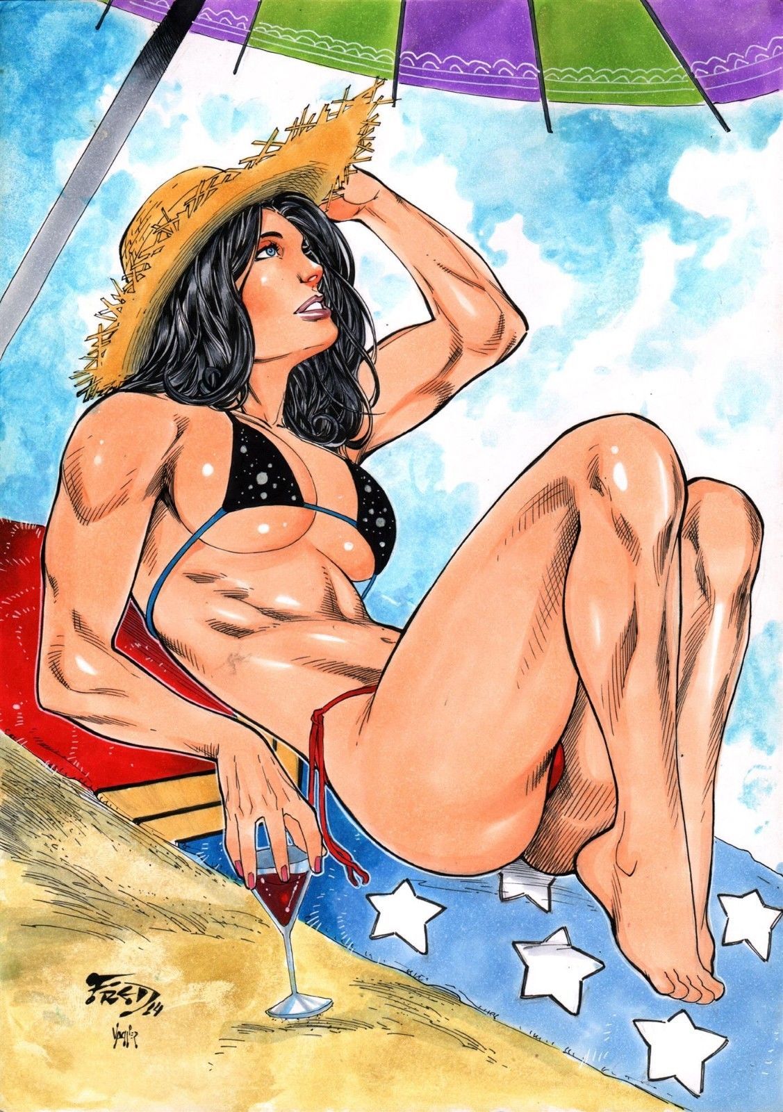 Benes studio: Wonder Woman page 12 full