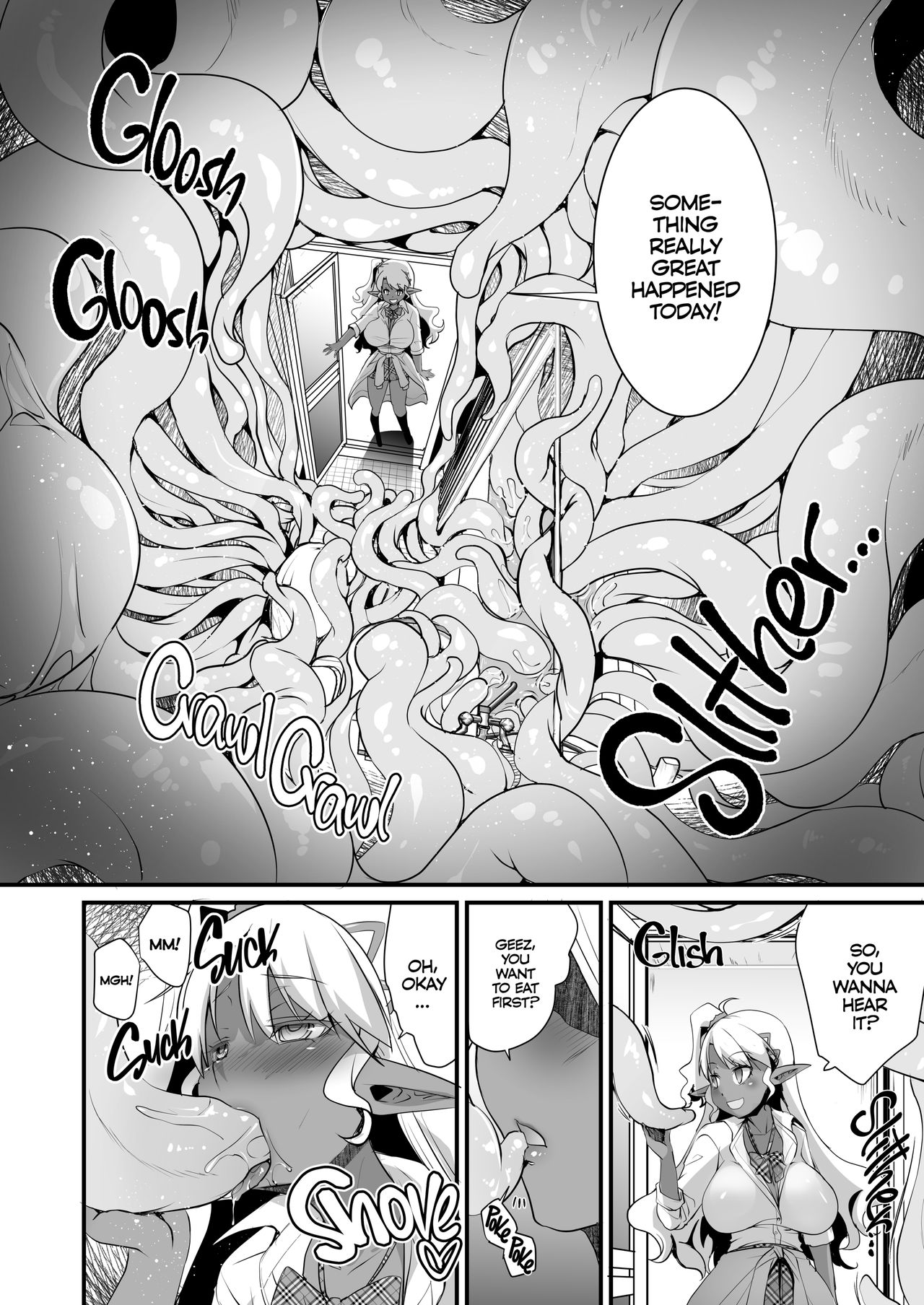 JK Dark Elf Shokushu o Kau! | Dark Elf Schoolgirl Raises Tentacles page 11 full