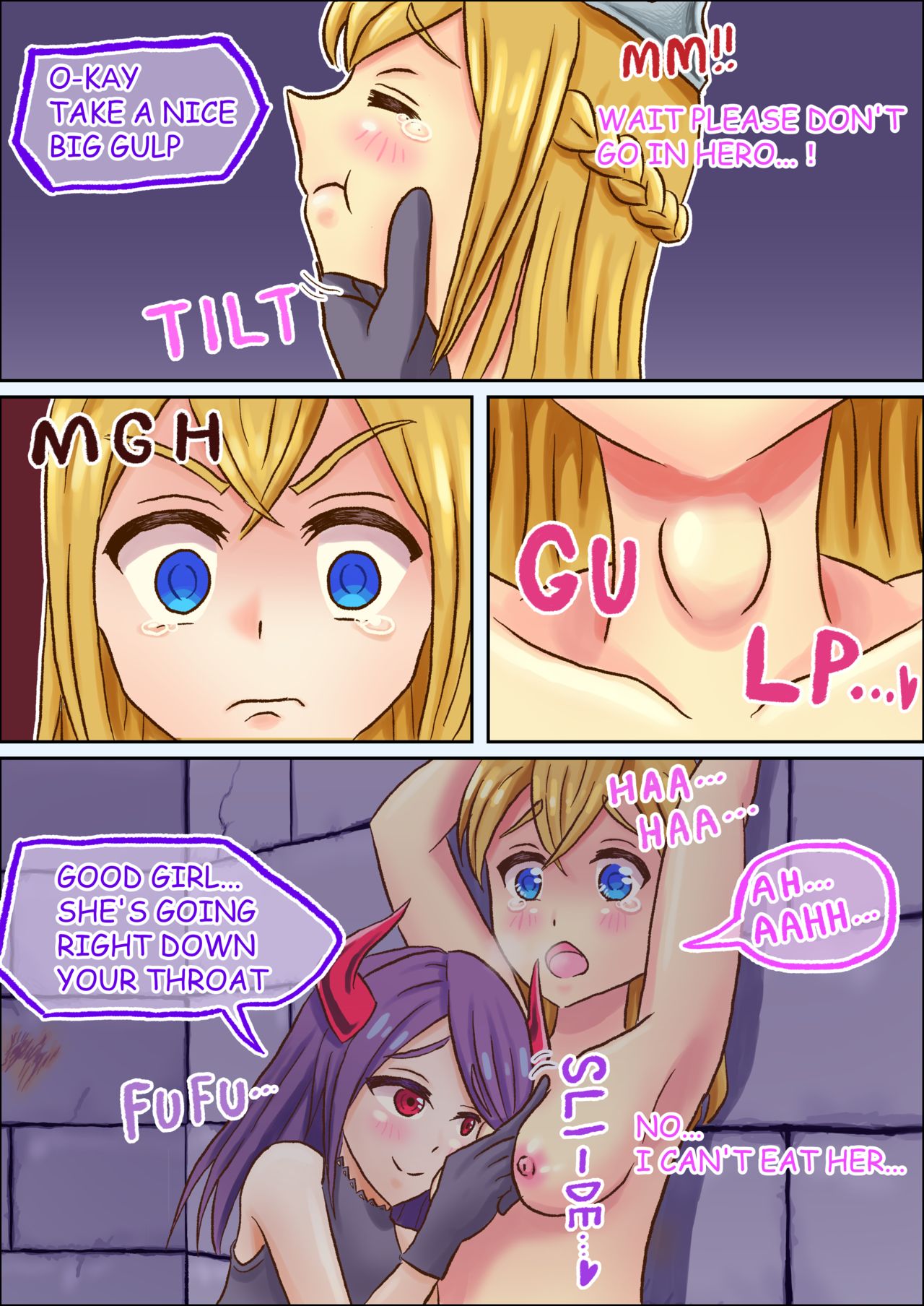 Kyouseiteki ni yuusha wo nomasareru hime-sama page 11 full