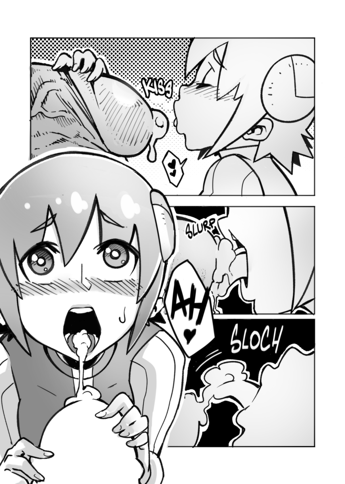 Mayl Futanari TF Comic page 2 full