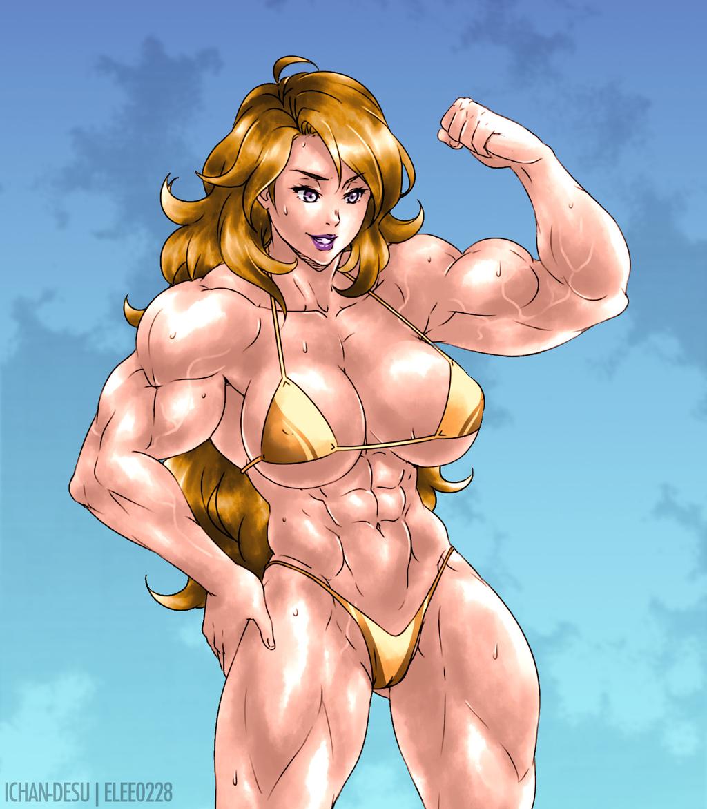 Muscle Blonde Girl page 3 full