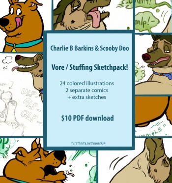 [934] Scooby & Charlie Sketchpack cover
