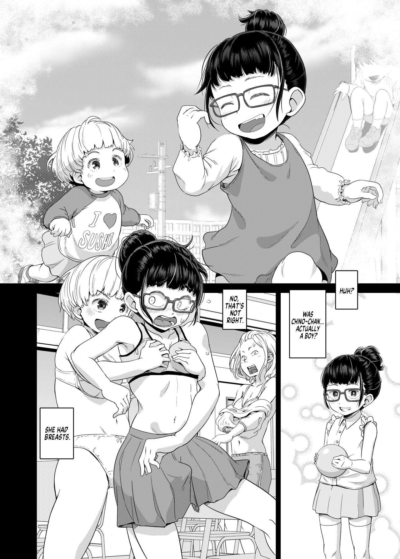 Byousoku de Osu Ochi suru InCha na Futanarikko Kanzenban | The Gloomy Futanari Cannot Defy Her Dick Full Version page 8 full