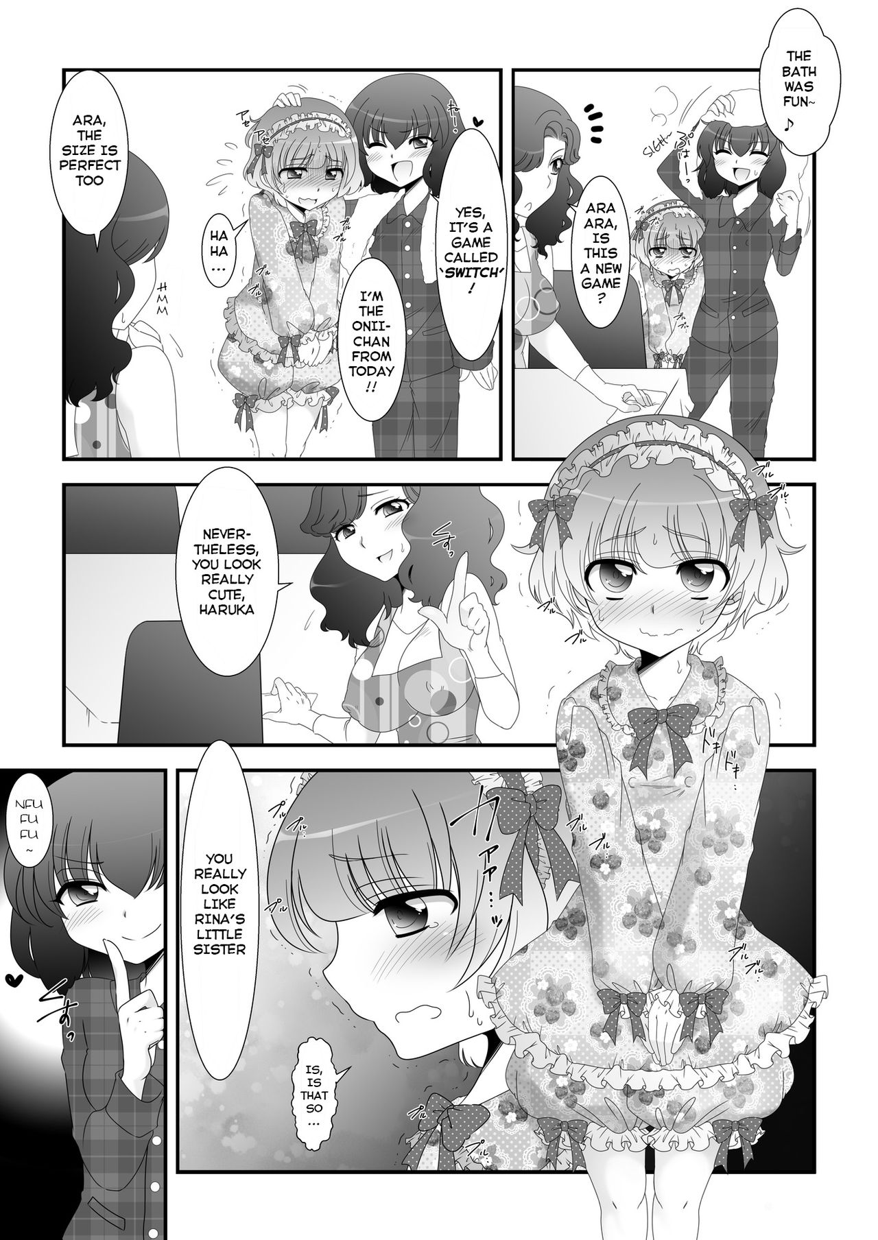 Futanari Meikko to Kurabekko! | Comparing With My Futanari Niece! page 12 full