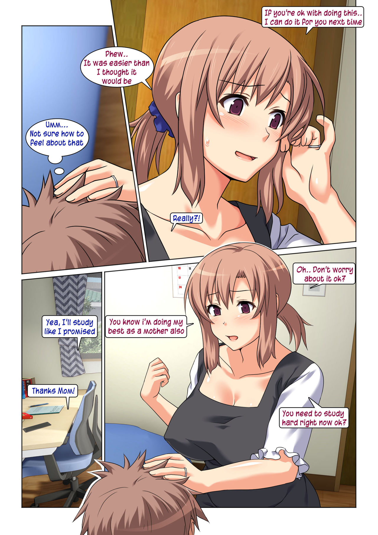 Seiseki UP o Jouken ni Mainichi Nuite kureru Okaa-san | His Mother gets him off every day as long as his grades improve page 12 full