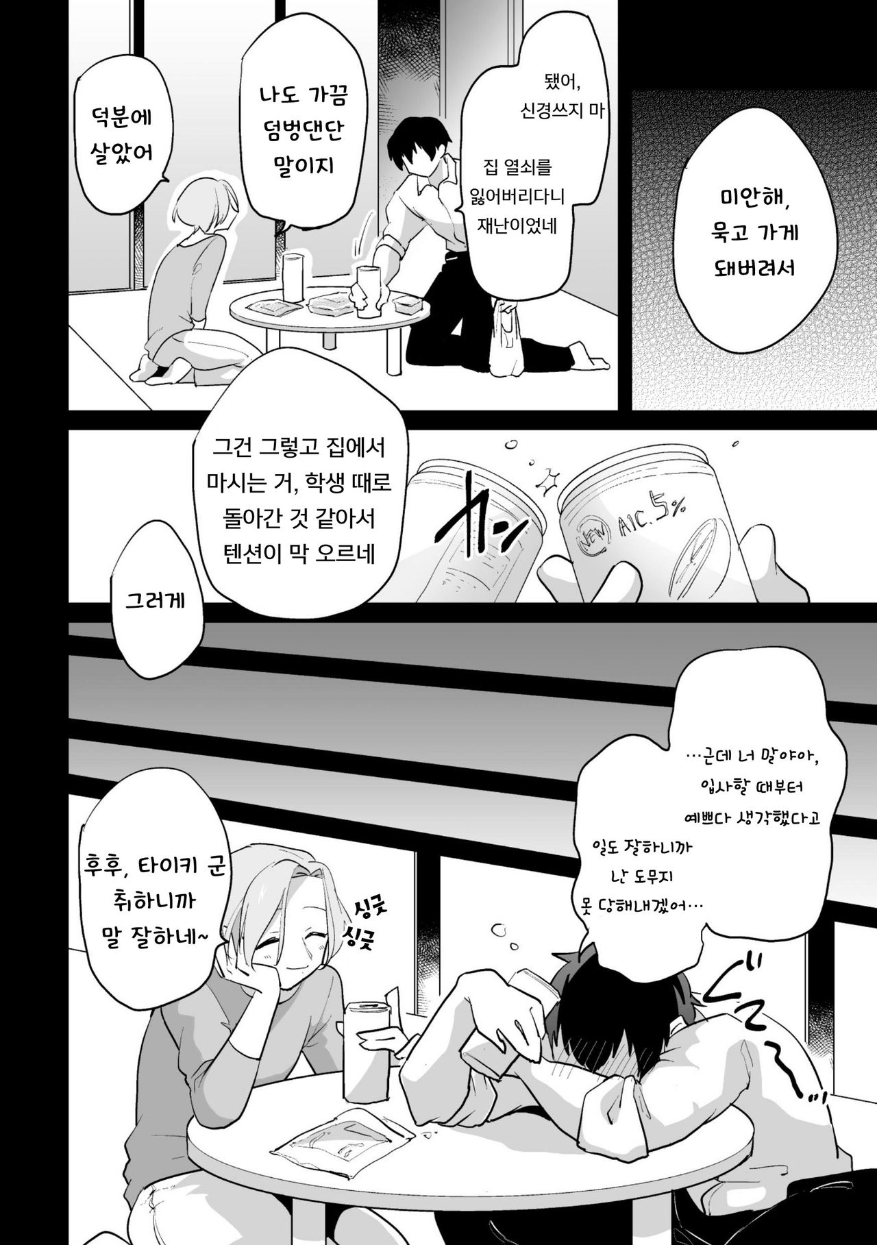 Ie ni Kaeru to Douryou ga Eroi Tsuma ♂ ni Henbou Shimasu | 집에 돌아가면 동료가 에로한 아내로 변모합니다 page 6 full