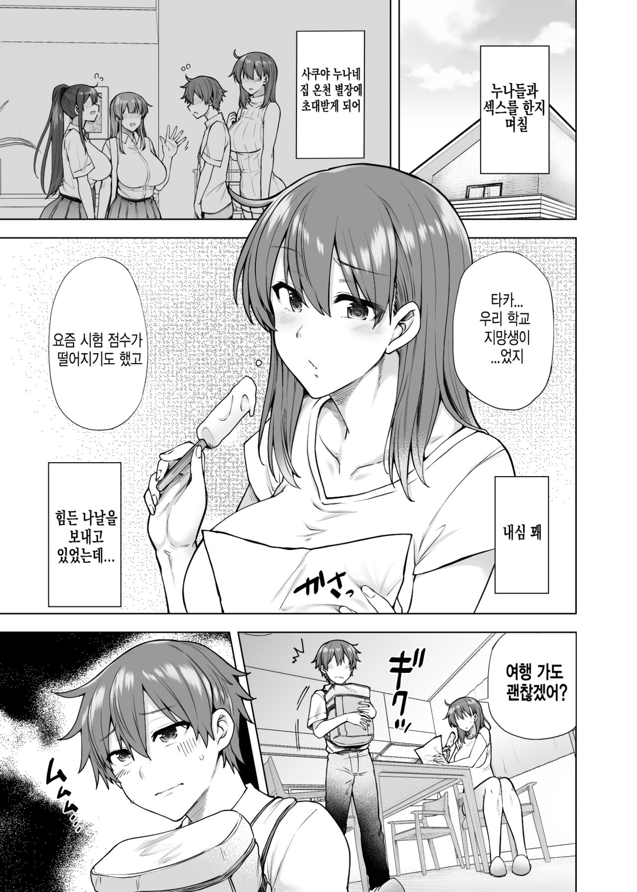 Onee-chan no Wasuremono o Todoke ni Kita Hazu nanoni... 3 | 누나가 잊고 간 물건을 건네주러 온거뿐인데...3 page 4 full