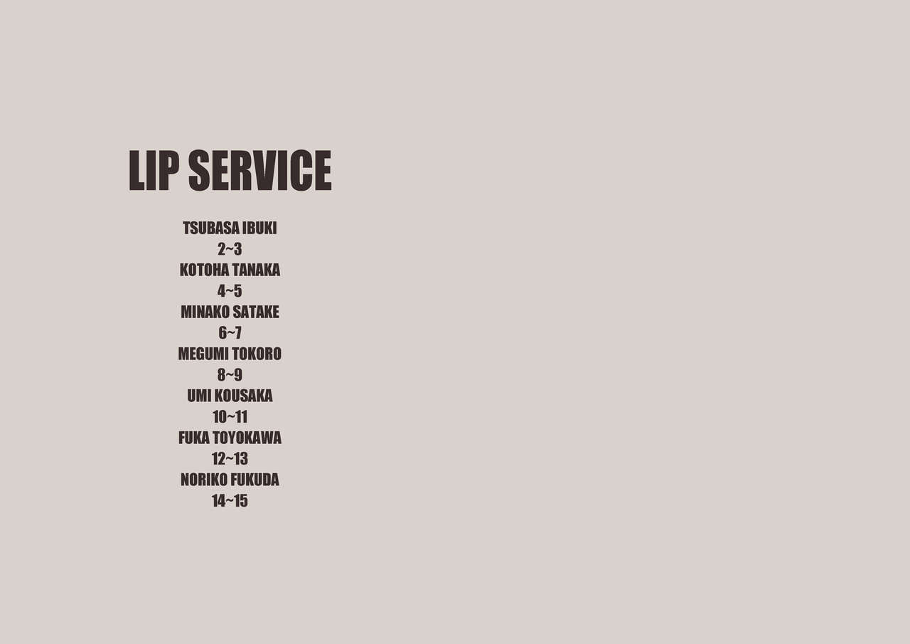 LIP SERVICE page 2 full