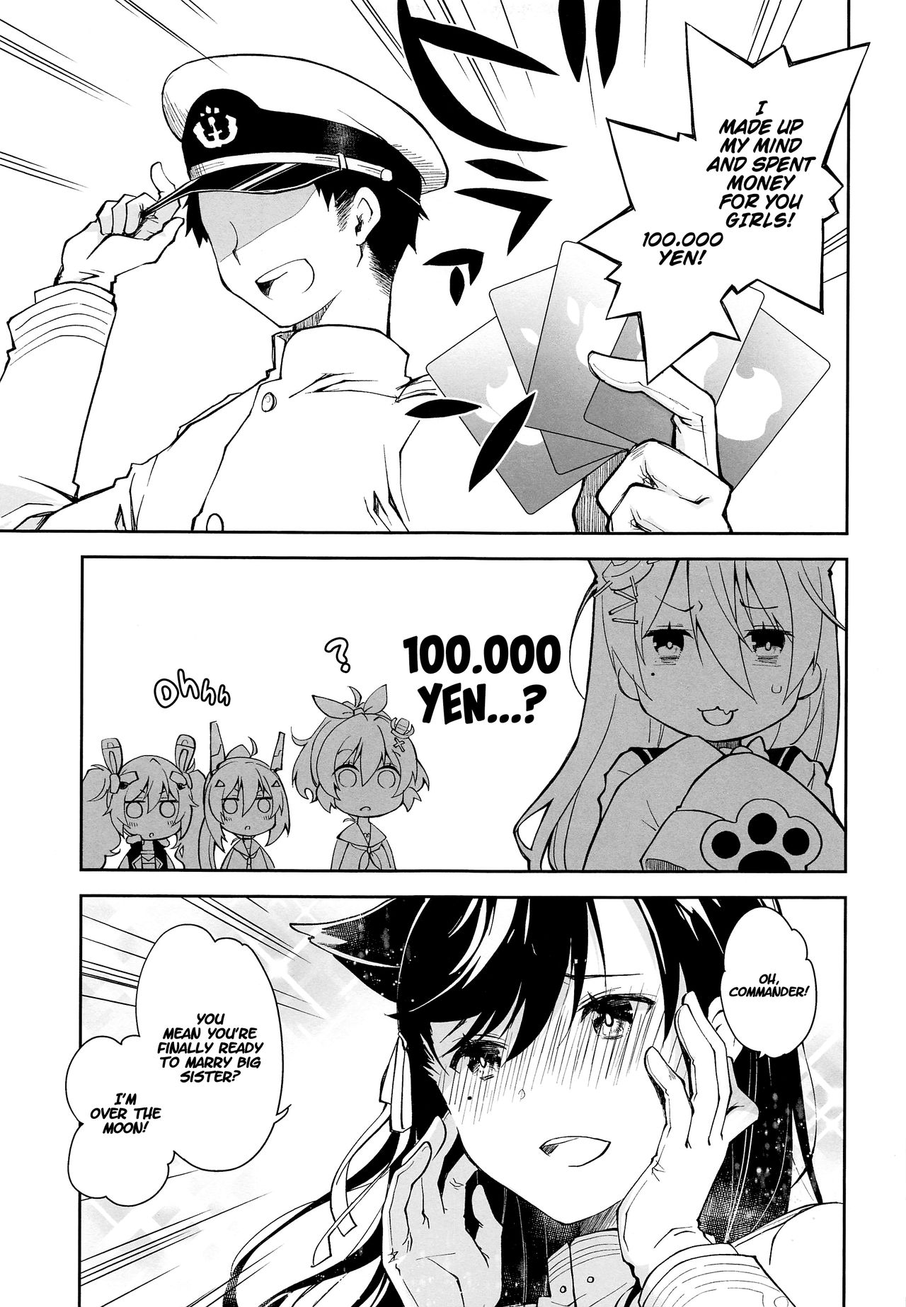 Kakin Shikikan, Fuku o Kau. page 4 full
