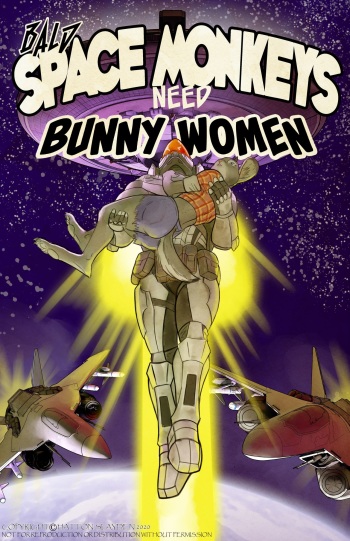 Bald Space Monkeys need Bunny Women cover
