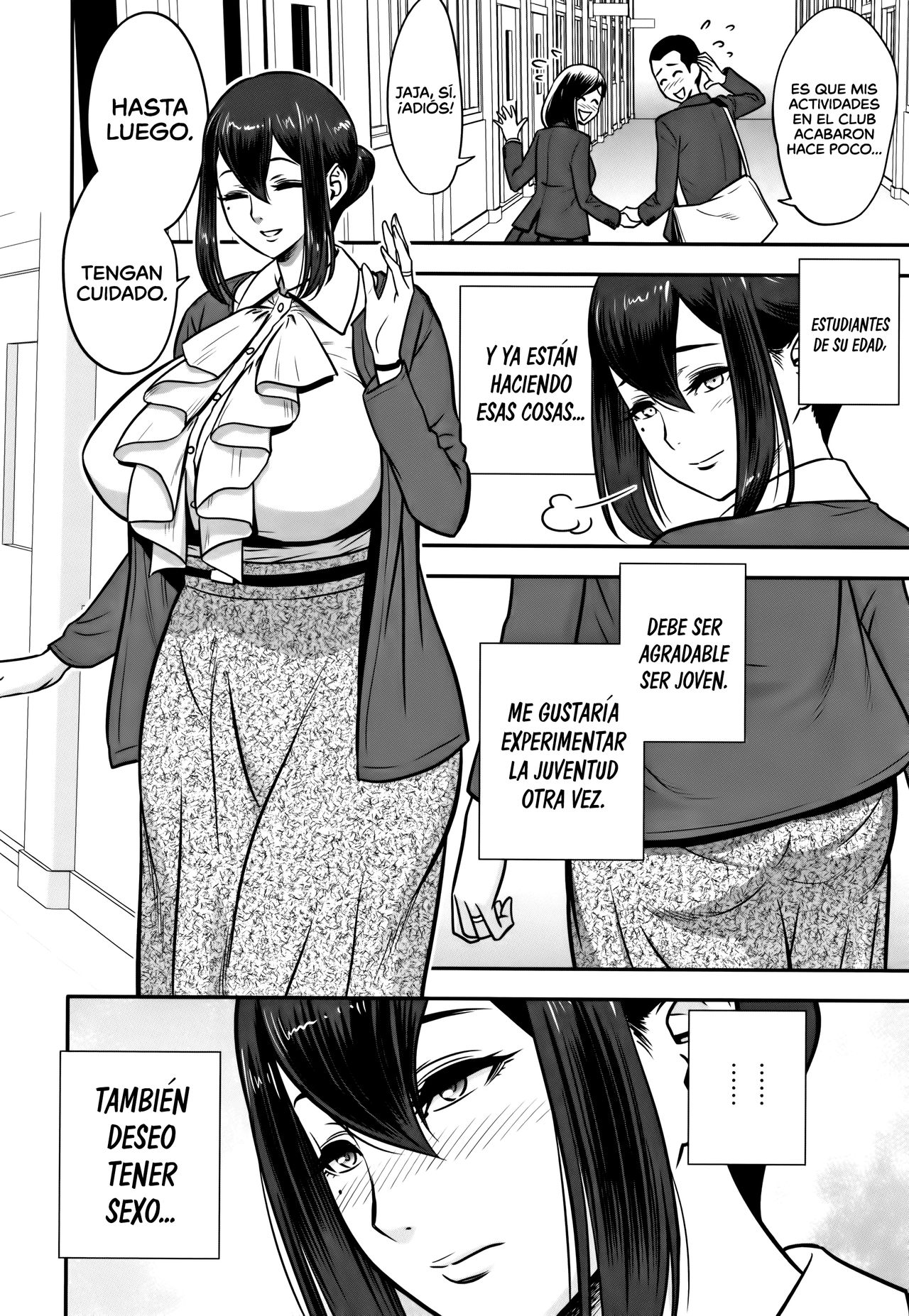 Dankon Sousai ~Hitozuma Kyoushi ga Netorareru made no Kiroku~ page 8 full