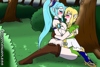 [BurpleNurpless] Lana rewards Linkle for her heroic deeds! (The Legend of Zelda) cover